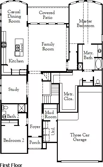 Floorplan - 3009 Hickory Haven Ln, Conroe, TX 77385 photo 1 of 2