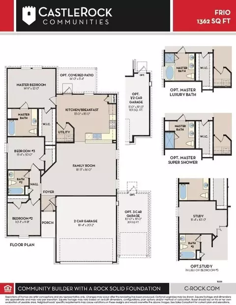 Floorplan - 13019 Stone Valley Way, Conroe, TX 77303 photo 1 of 1