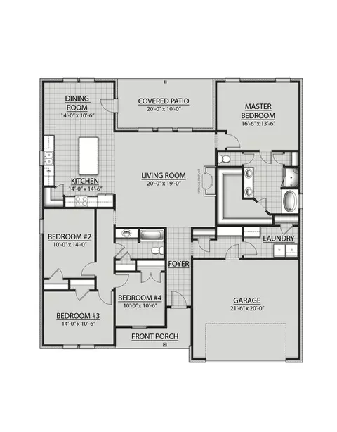 Floorplan - 351 Olivia Dr, Luling, LA 70070 photo 1 of 1