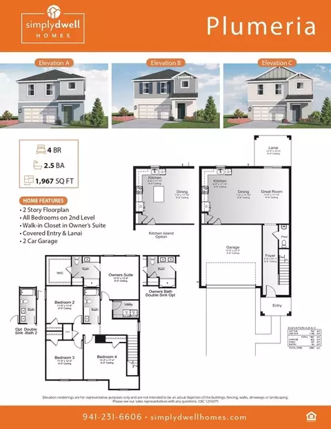 Floorplan - 4638 Hawthorn Ave, Parrish, FL 34219 photo 1 of 1