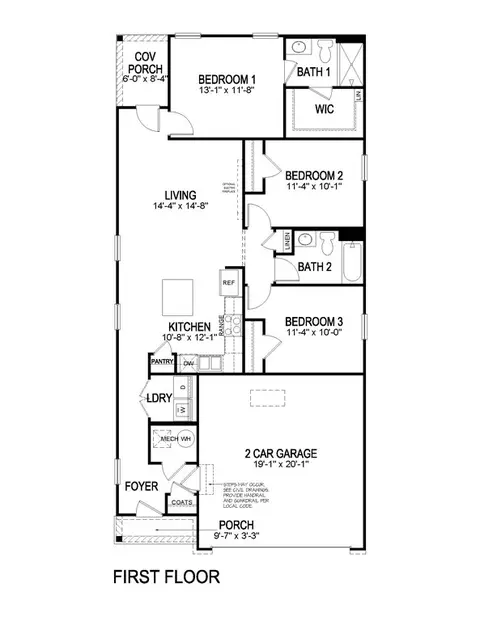 Floorplan - 2003 Derby Way, Memphis, IN 47143 photo 1 of 1