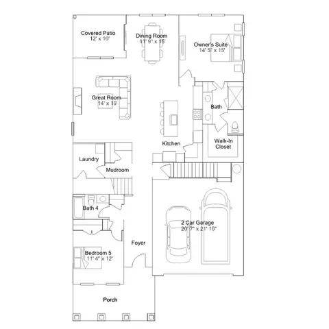 Floorplan - 3413 Dench Dr, Murfreesboro, TN 37130 photo 1 of 2