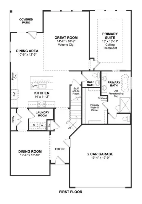 Floorplan - 21515 Vineyard View Dr, Waller, TX 77484 photo 1 of 2