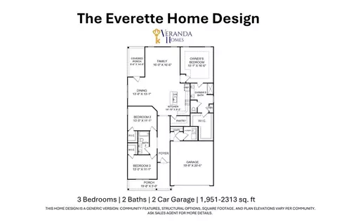 Floorplan - 5380 Tullamore Dr, Aiken, SC 29801 photo 1 of 1