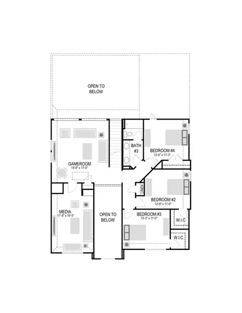 Floorplan - 6604 Denim Dr, Crowley, TX 76036 photo 2 of 2