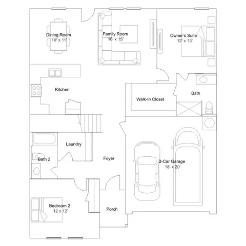 Floorplan - 1908 Apache Cir, Cleburne, TX 76033 photo 1 of 2