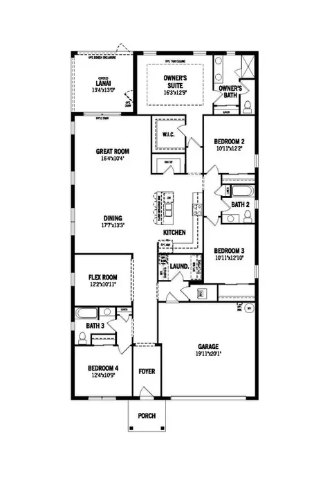 Floorplan - 18150 Wellspring Ct, Venice, FL 34293 photo 1 of 1