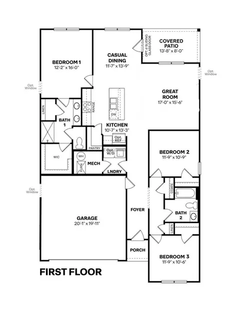 Floorplan - 7206 Theo Baker Blvd, Pendleton, IN 46064 photo 1 of 1