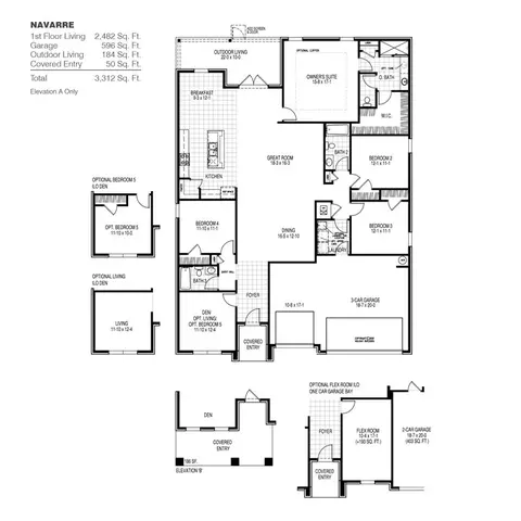Floorplan - 6991 Cottage Row St, Pace, FL 32571 photo 1 of 1