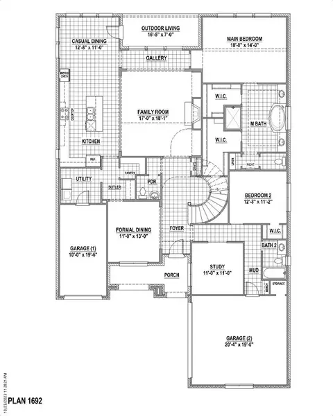 Floorplan - 910 Shooting Star Dr, Prosper, TX 75078 photo 1 of 3