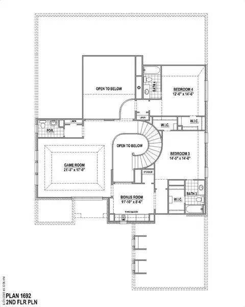 Floorplan - 910 Shooting Star Dr, Prosper, TX 75078 photo 2 of 3
