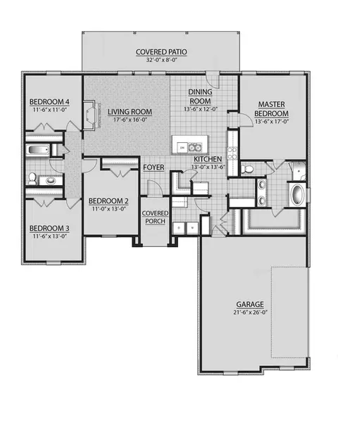 Floorplan - 370 Saw Grass Loop, Covington, LA 70435 photo 1 of 1