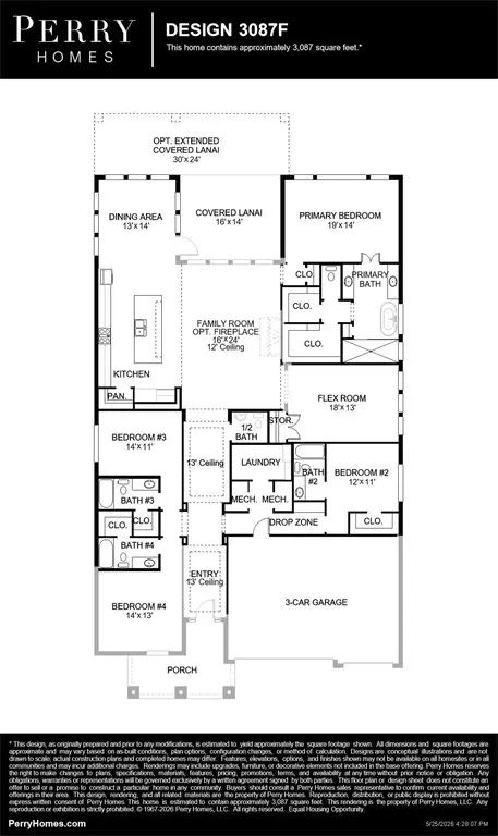 Floorplan - 2995 Blueberry Bend St, Wimauma, FL 33598 photo 1 of 1
