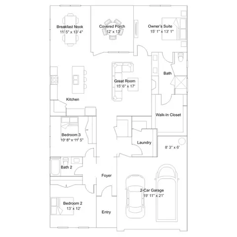 Floorplan - 44 E First St, Williamston, SC 29697 photo 1 of 1