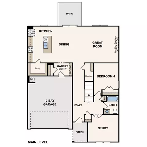 Floorplan - 421 Scout Ln, Monroe, NC 28110 photo 1 of 2