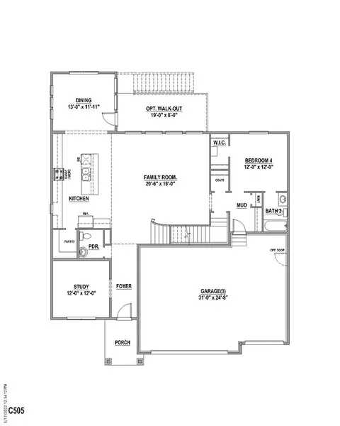 Floorplan - 2093 Falling Leaf Dr, Windsor, CO 80550 photo 1 of 5