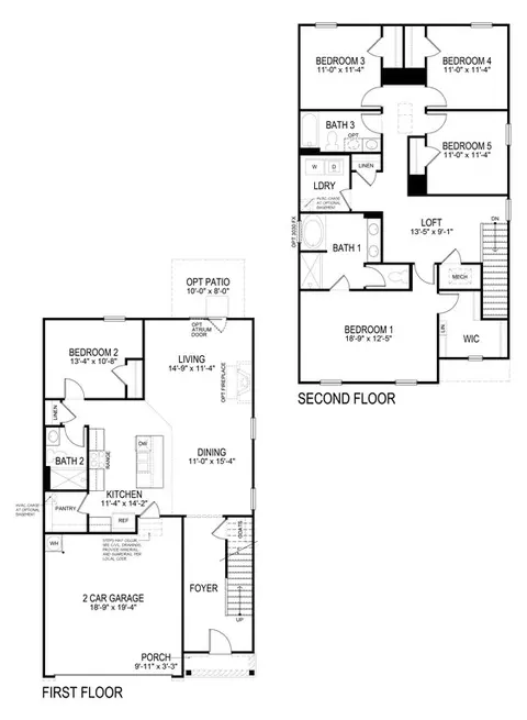 Floorplan - 185 Rolling Meadow Trce, Jasper, GA 30143 photo 1 of 1