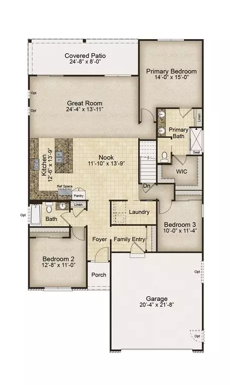 Floorplan - Cambrium Ct., Wentzville, MO 63385 photo 1 of 1