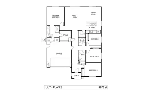 Floorplan - 45609 17th St E, Lancaster, CA 93535 photo 1 of 1