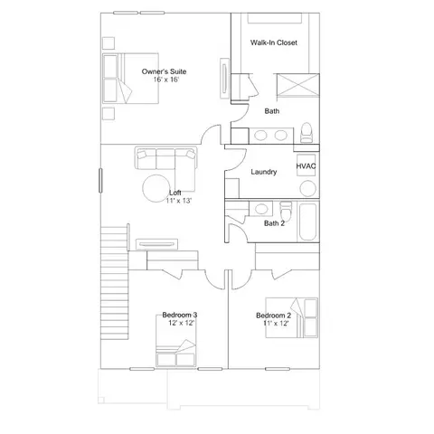 Floorplan - 232 River Birch Way, Warner Robins, GA 31093 photo 2 of 2