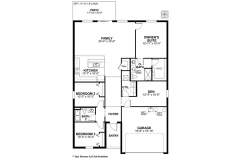 Floorplan - 4969 Eagle Rock Dr, Wimauma, FL 33598 photo 1 of 1