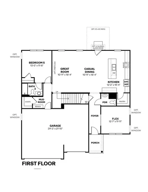 Floorplan - 7097 Theo Baker Blvd, Pendleton, IN 46064 photo 1 of 1