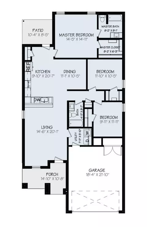 Floorplan - Undisclosed, Lubbock, TX 79416 photo 1 of 1