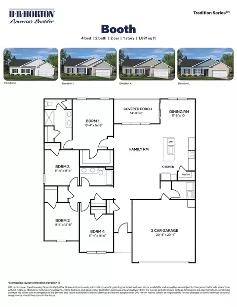 Floorplan - 2001 Delta Rd, Vass, NC 28394 photo 1 of 1