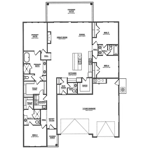 Floorplan - 2357 E Monhegan Dr, Eagle, ID 83616 photo 1 of 1