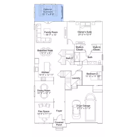 Floorplan - 2405 Greyfriar Loop, Middletown, DE 19709 photo 4 of 9