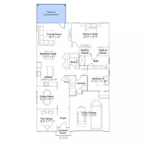 Floorplan - 2405 Greyfriar Loop, Middletown, DE 19709 photo 6 of 9