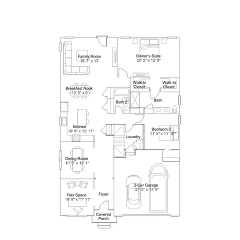 Floorplan - 2405 Greyfriar Loop, Middletown, DE 19709 photo 1 of 9