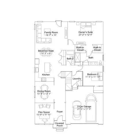 Floorplan - 2405 Greyfriar Loop, Middletown, DE 19709 photo 1 of 8
