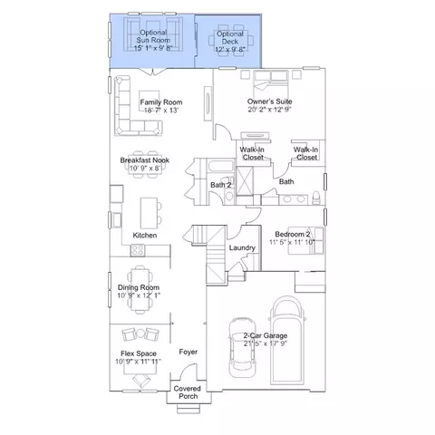 Floorplan - 2405 Greyfriar Loop, Middletown, DE 19709 photo 2 of 8