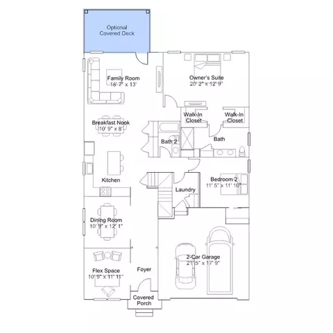 Floorplan - 2405 Greyfriar Loop, Middletown, DE 19709 photo 5 of 8