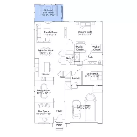 Floorplan - 2405 Greyfriar Loop, Middletown, DE 19709 photo 3 of 8