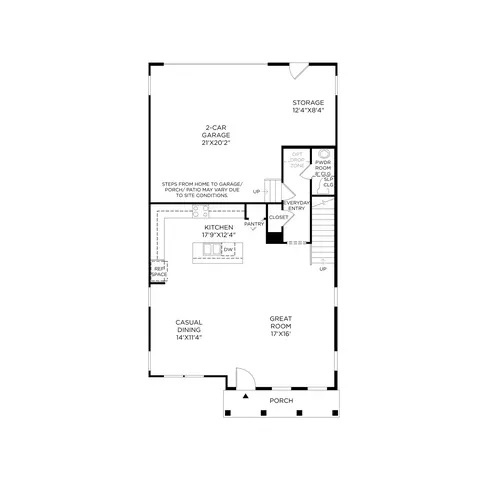 Floorplan - 2615 Wilkinson Pike UNIT 6A, Murfreesboro, TN 37129 photo 3 of 4