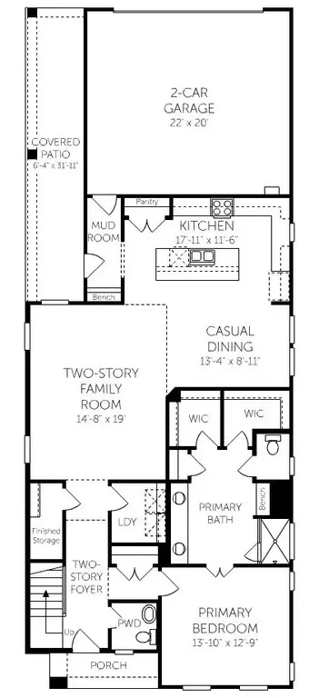 Floorplan - 3017 Ferdinand Aly, Celina, TX 75009 photo 1 of 2
