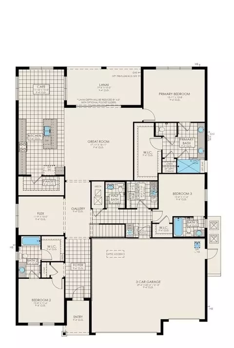 Floorplan - 2944 Dampier Dr, Viera, FL 32940 photo 1 of 2
