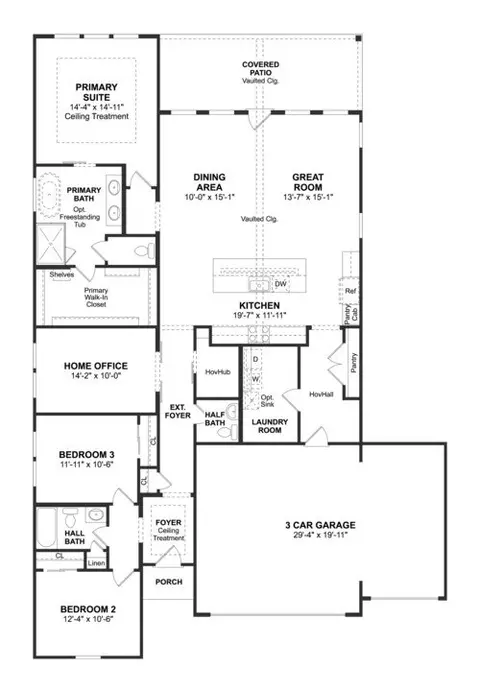 Floorplan - 201 Eldridge Dr, Sealy, TX 77474 photo 1 of 1