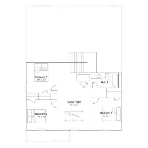 Floorplan - 10474 Sugar Mill Dr, Conroe, TX 77306 photo 2 of 2