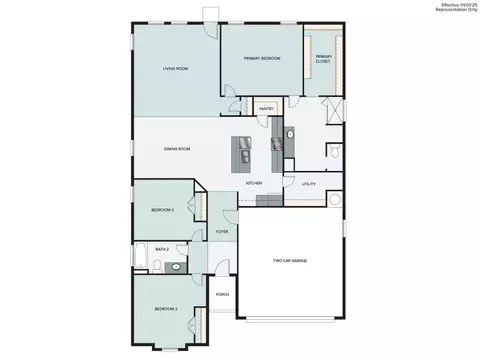 Floorplan - 182 Hortus Dr, Kyle, TX 78640 photo 1 of 1