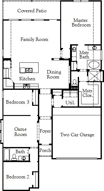Floorplan - 616 Donegal Dr, Celina, TX 75009 photo 1 of 1