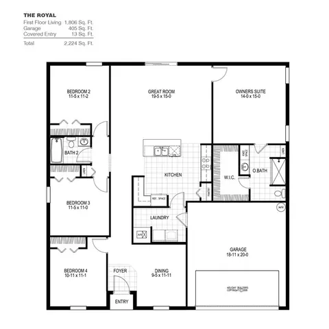 Floorplan - 8048 Memory Cir, Port Labelle, FL 33935 photo 1 of 1