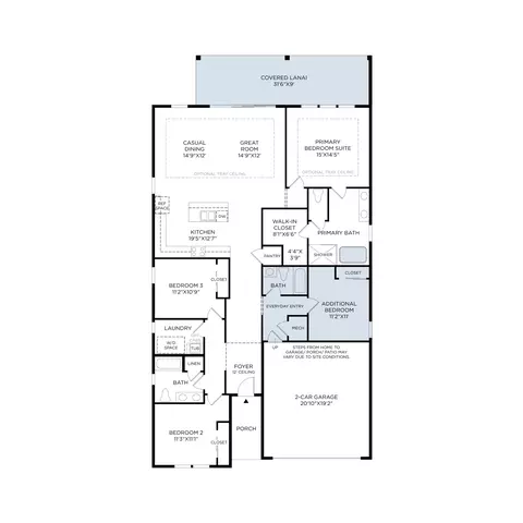 Floorplan - 193 Pine Leaf Dr, Saint Augustine, FL 32092 photo 2 of 2