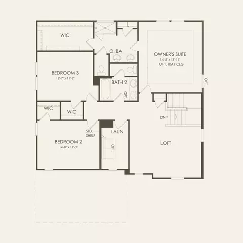 Floorplan - 702 Risdon Trl N, Saline, MI 48176 photo 2 of 2
