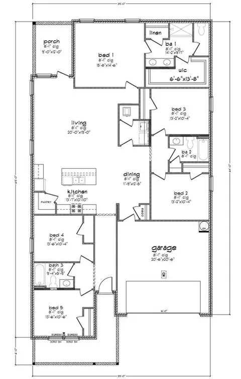 Floorplan - Laurelbrooke Loop, Fairhope, AL 36532 photo 1 of 1