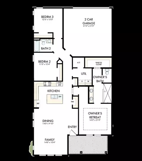 Floorplan - 1092 Wildlight Ave, Yulee, FL 32097 photo 1 of 1