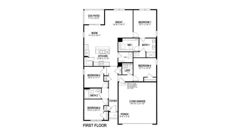 Floorplan - 2254 Crosswind St, Fort Lupton, CO 80621 photo 1 of 1