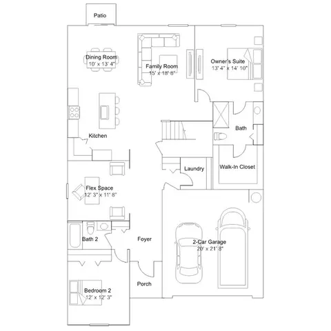 Floorplan - 655 Supernova Dr, Melbourne, FL 32901 photo 1 of 2